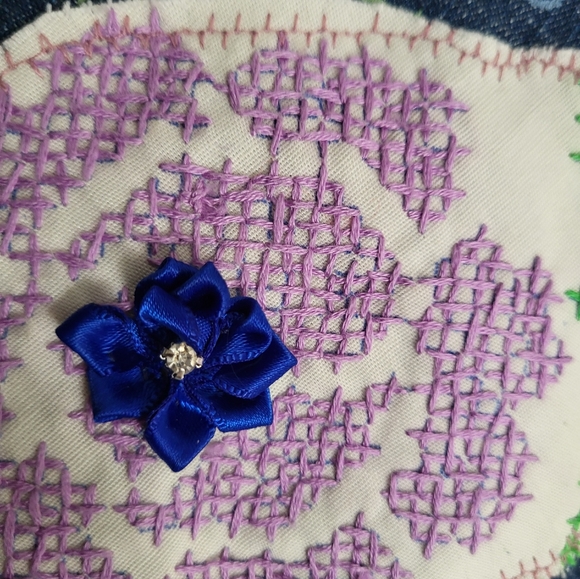 Long Upcycled Denim Duster / Jacket - Picture 14 of 16